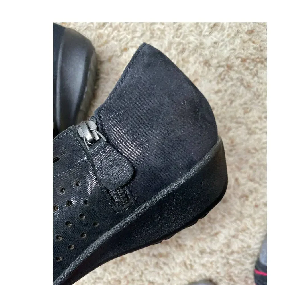 Drew Metro Black Merlin Women's Therapeutic Diabetic Comfort 9WW loafers